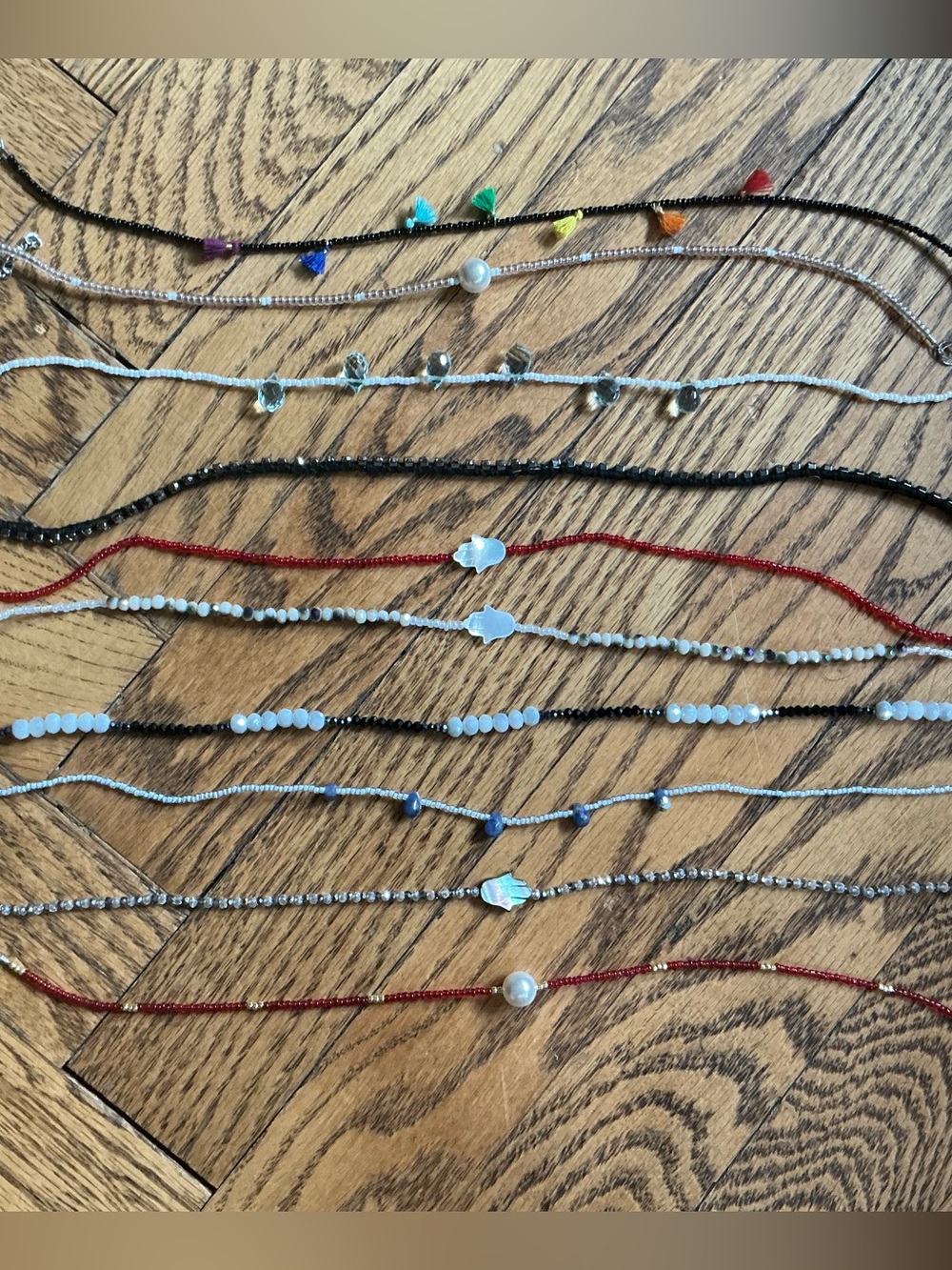 40 Handmade Beaded Necklaces